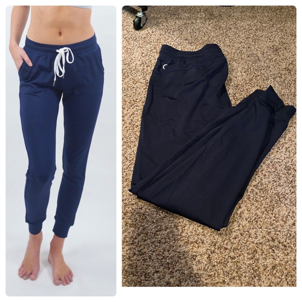 Zyia Cozy Joggers in Navy